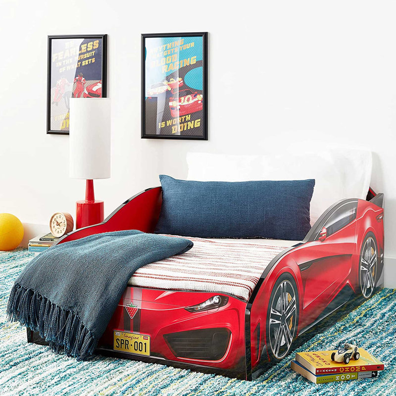 Kurtz Kids Toddler Bed Toddler Beds, Red