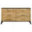 Commode 6 tiroirs Fraser Natural Pine