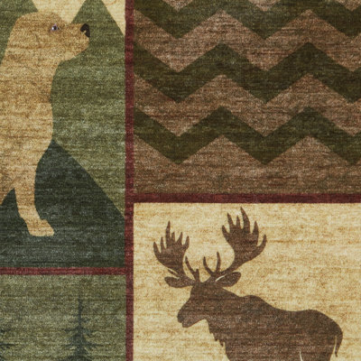 Eddie Bauer Printed Washable Rugs