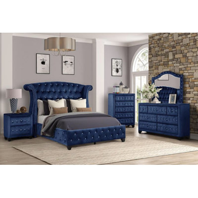 Upholstered Sleigh Bed