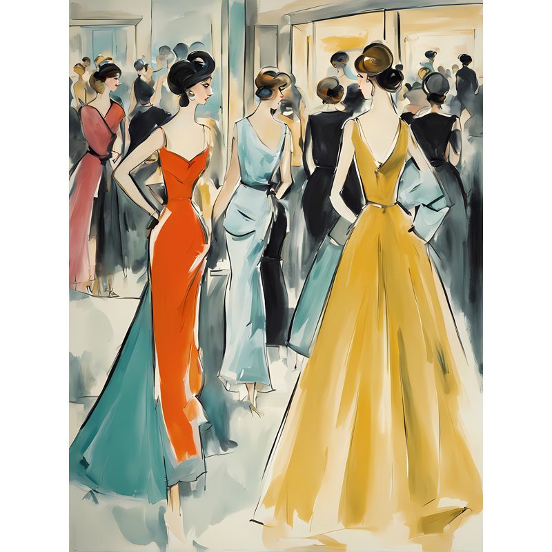Afternoon At Tiffanys, 32" H x 24" W