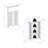 Marco Foldable Shelf with Three Sections, Natural
