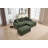 Upholstered Convertible Sectional Sofa Bed with Armrest Storage and USB