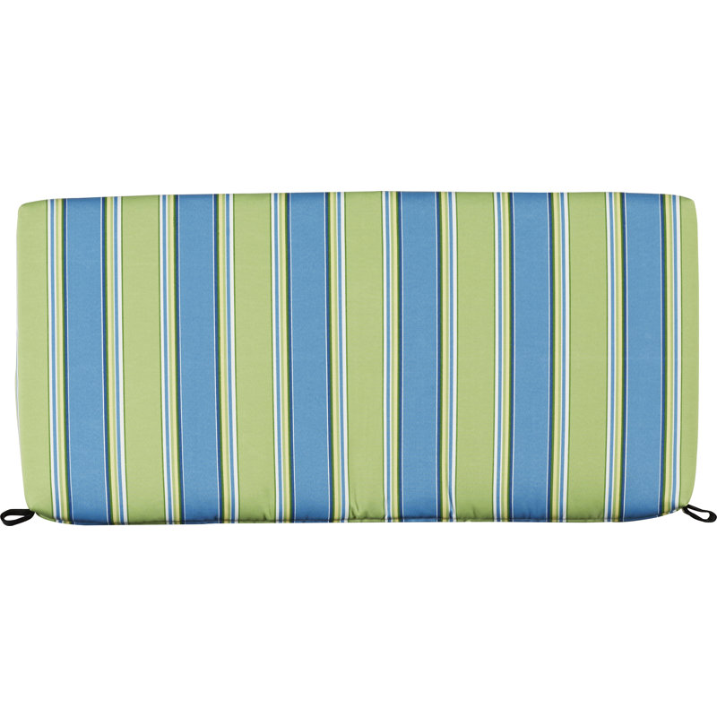Outdoor 3'' Bench Seat Cushion, Haliwell Caribbean