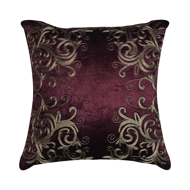Silloth Floral Velvet Pillow Cover