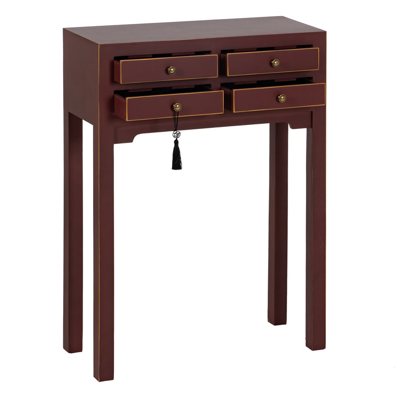 Oriental Console Table, 85 H x 63 W x 26 D cm, Blue