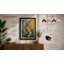 Curious Rabbit Boho - Framed Print-843798934-843798933