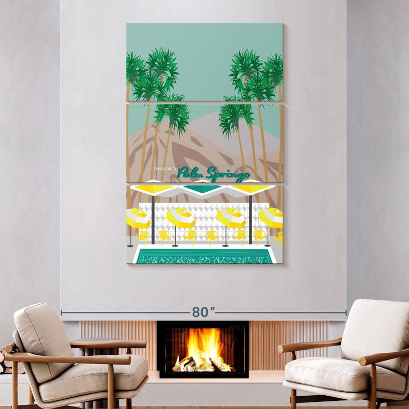 Piscine Palm Springs, H 74 po x l 48 po