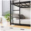 Lit superposé simple en métal robuste L 41,3 po x P 78 po x H 75,2 po Wayfair Sleep