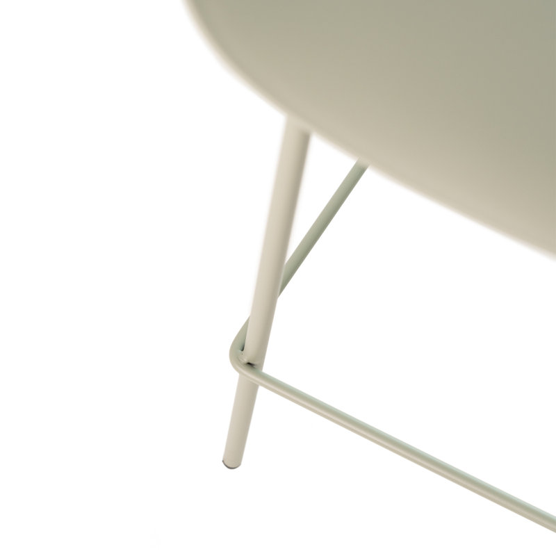 Kaytlyn Counter Stool with Metal Frame, Mint