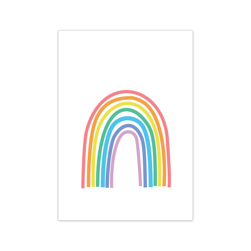 Rainbow Nursery Original - Print, No Frame, 30cm H x 21cm W x 1cm D