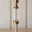 Moreton Rechargeable Table light Base finished in Br Aged Brass