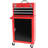 Rolling Garage Workshop Tool Organizer: Detachable 3 Drawer Tool Chest With Large Storage Cabinet And Adjustable Shelf-1867356252