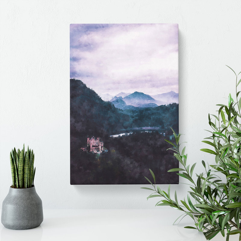 Hohenschwangau Castle - Wrapped Canvas, 76cm H x 50cm W x 3cm D