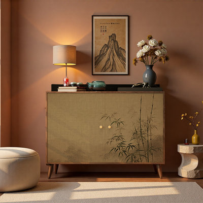 Armoire de rangement spacieuse en pin