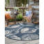 Tapis contemporain bleu marine et ivoire Avelynn-1747950658