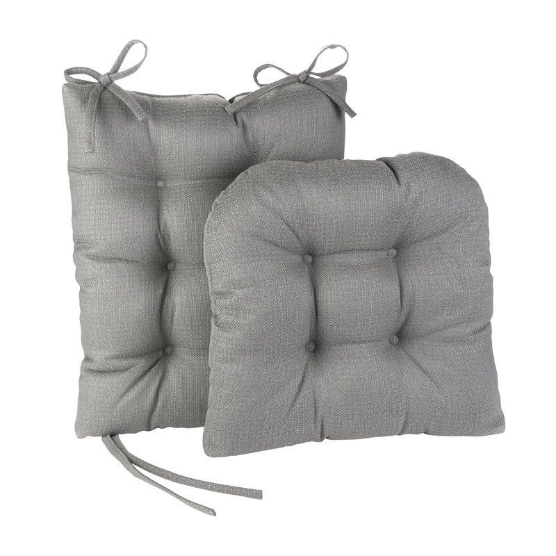 Ensemble de coussins de chaise berçante antidérapants, Gris