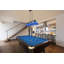 Billard 3 lumières Arles en noir mat + laiton frotté-361923165-361923164