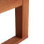 Chaise longue simple inclinable en eucalyptus avec coussins 80,9 po Faunce-2144100989-2138730165