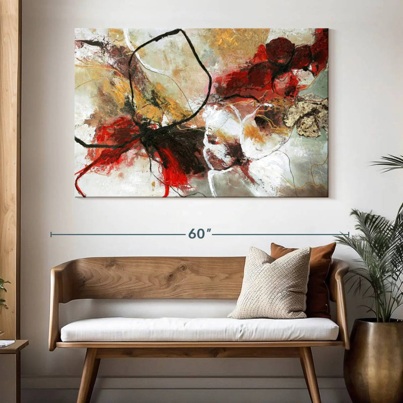 Avery Flower Fall, 34" H x 51" W