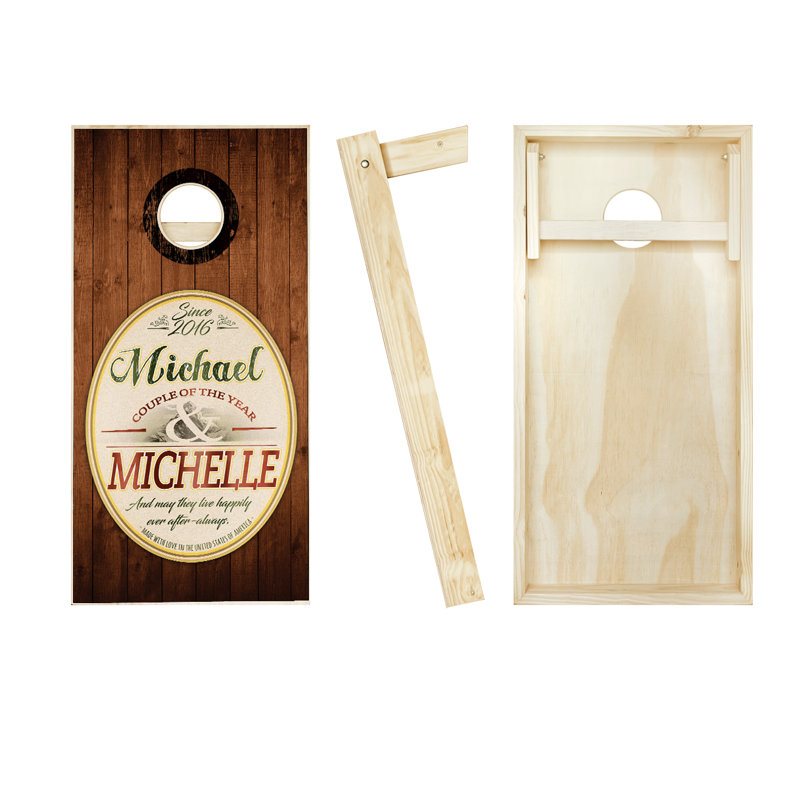 Ensemble cornhole avec sacs, Rouge / royal