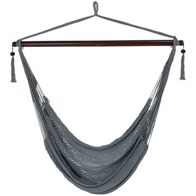 Plummer Soft-Spun Polyester Rope Hammock Hanging Chair
