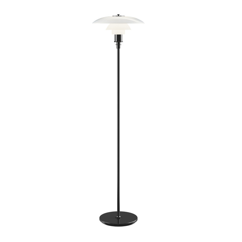 PH Floor Lamp, Black Metalized