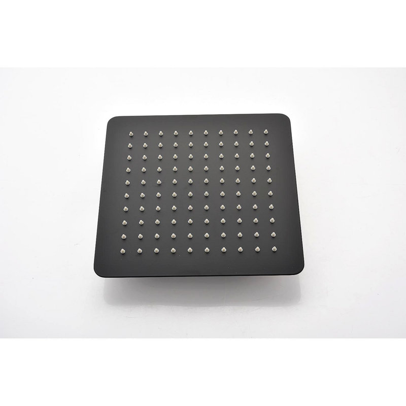 16" Shower Head System Ceiling Mounted Shower, Matte Black