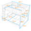Lit superposé en bois avec rangement et ports USB-344846441-344846440