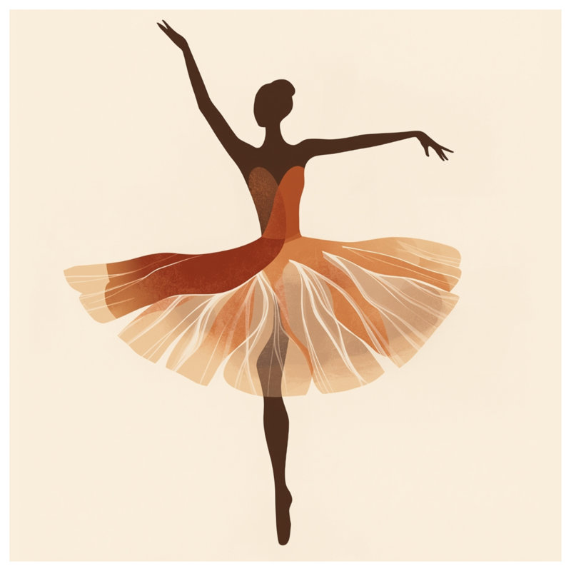 Édredon Ballet Dancer Silhouette, Très grand lit
