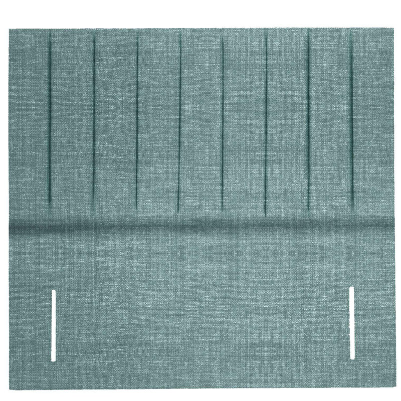 Marita Upholstered Headboard, 100% Linen, King (5'), Duck Egg