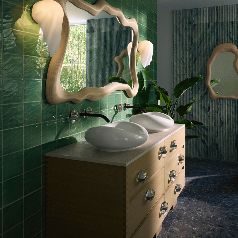 Miroir encadré 27 po x 39 po