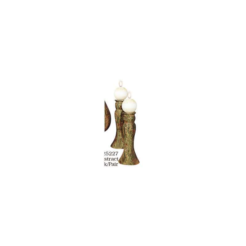 Candlesick en porcelaine Rainstorm Abstract