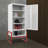 Free Standing Multi-Use Storage Cabinet-1970257431