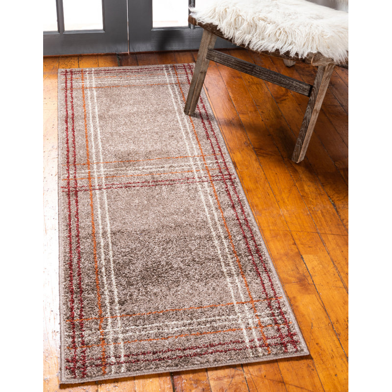Abstract Area Rug, Runner 61 x 183cm
