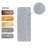 True & Tidy Reusable Microfiber Mop Pad Refill Compatible With Trueclean Mop & Bucket Pump System- 2 Pcs