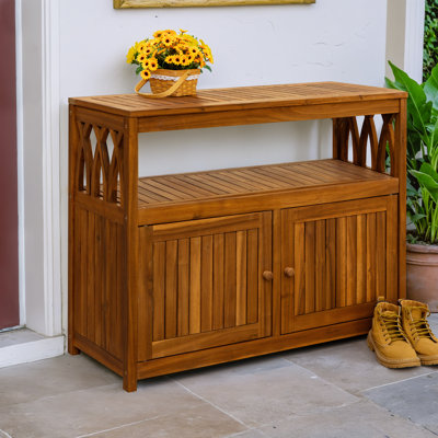 Solid Wood Cabinet Deck Box by WFX Utility