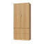 Garde-manger 71 tiroirs H 71 po avec tablettes de porte et loquets magnétiques