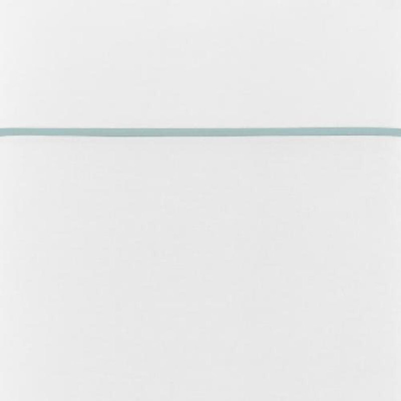 Boutique Percale Sham, Euro, White/Linen
