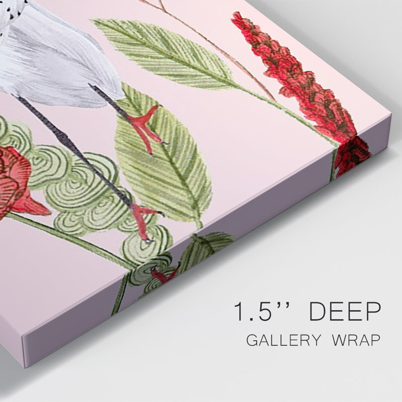 Birds In Motion III - Toile tendue avec châssis de qualité supérieure - prête à être accrochée, H 18 po x l 12 po x P 1 po