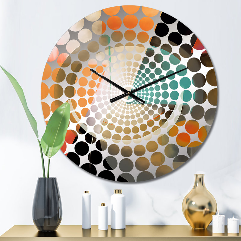 Shani - Horloge murale géométrique abstraite, Petit