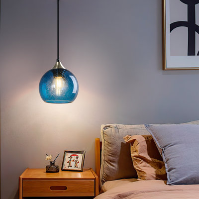 Luminaire suspendu moderne à 1 lumière pour îlot de cuisine Aarunya