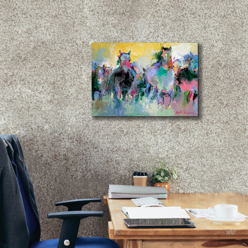 «Art Wild 2» par Richard Wallich, art mural sur toile, 24 po x 20 po