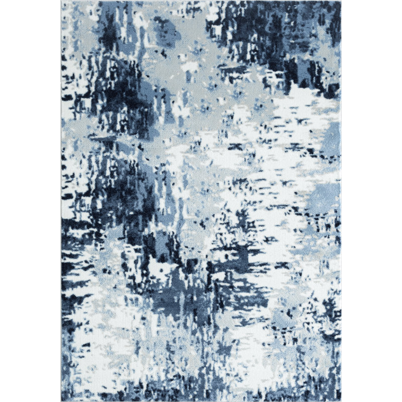 Abstract Indoor Rug, Rectangle 5'3" x 7'6"