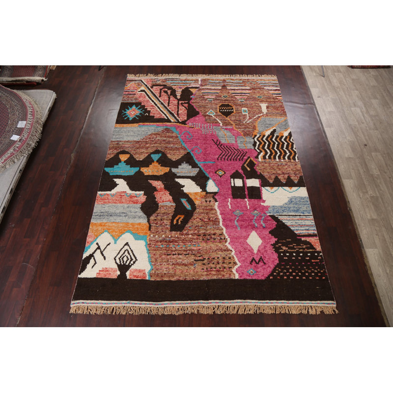 One-of-a-Kind 9'5" X 12'8" Wool Area Rug in Multicolor