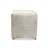 Safari Silver Foil Cowhide Ottoman