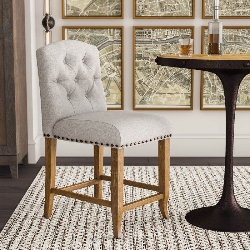 Wilfred 31" Stool, Ivory, Counter Stool (24.75" Seat Height)