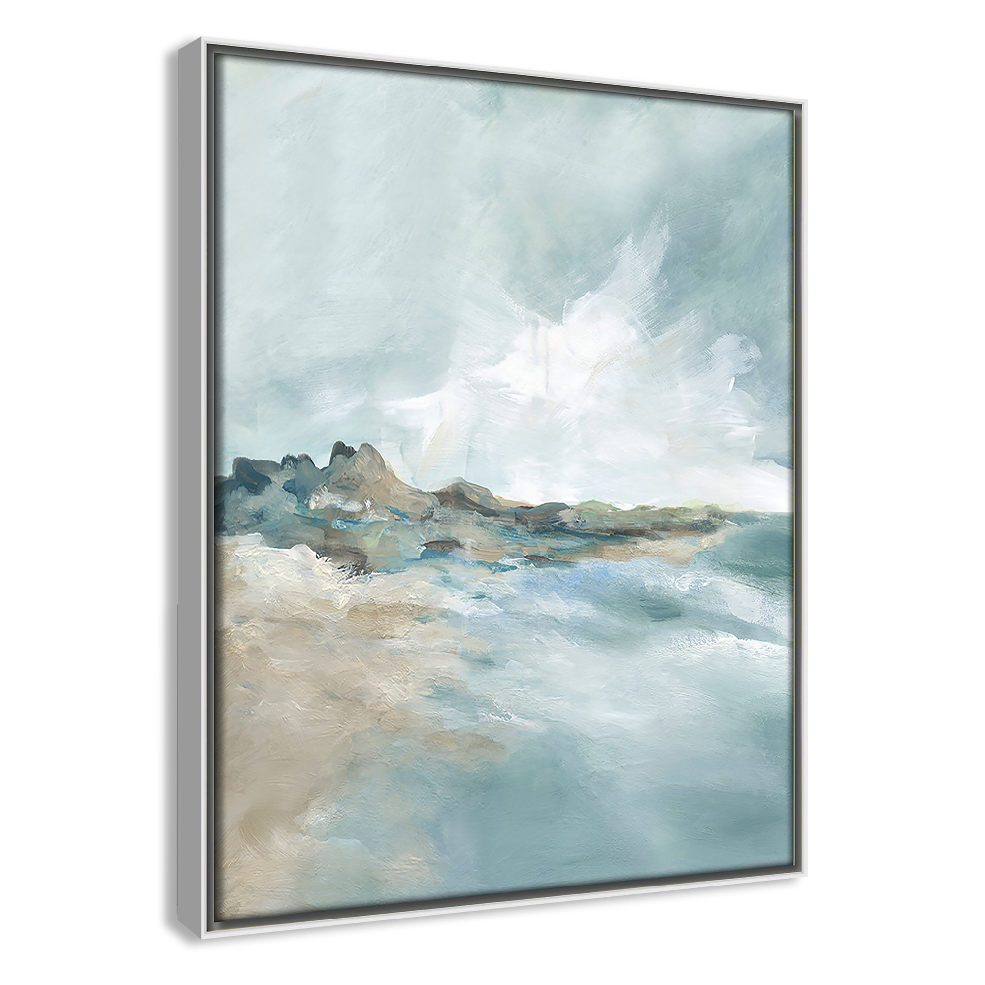 Sandpoint Print by Carol Robinson, 15.5" H x 12.5" W, White