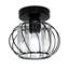 Plafonnier semi-encastré en cristal 1 lumière Lavinia