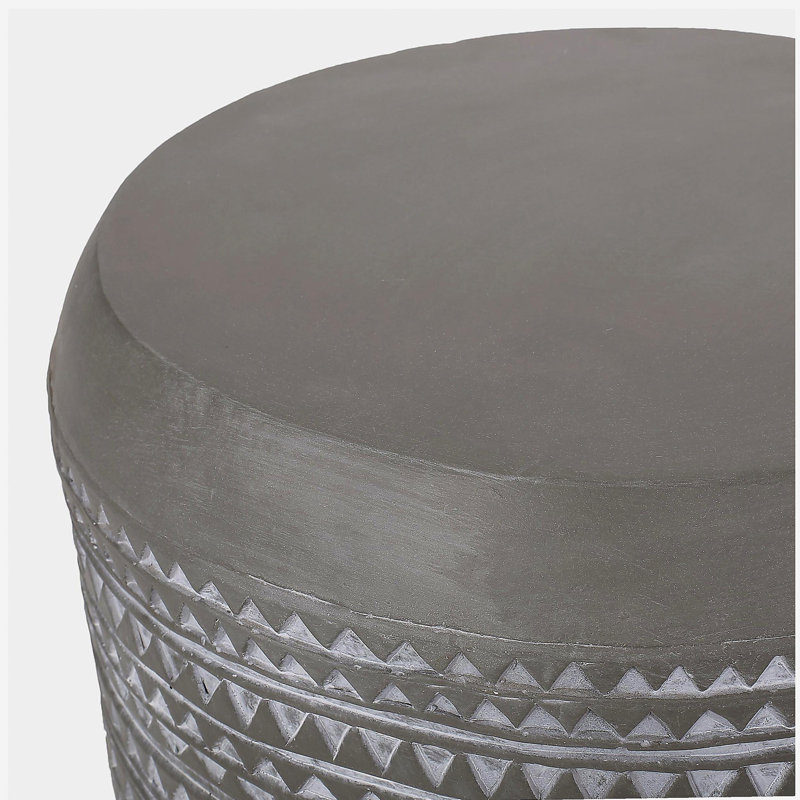 Outdoor LightWeight Concrete Side Table